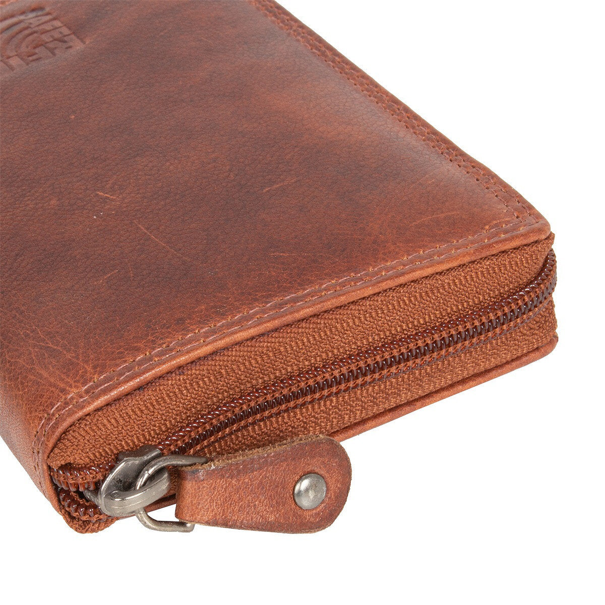 Skórzany Portfel Uniwersalny Mustang Udine Wallet Cognac 06.102131