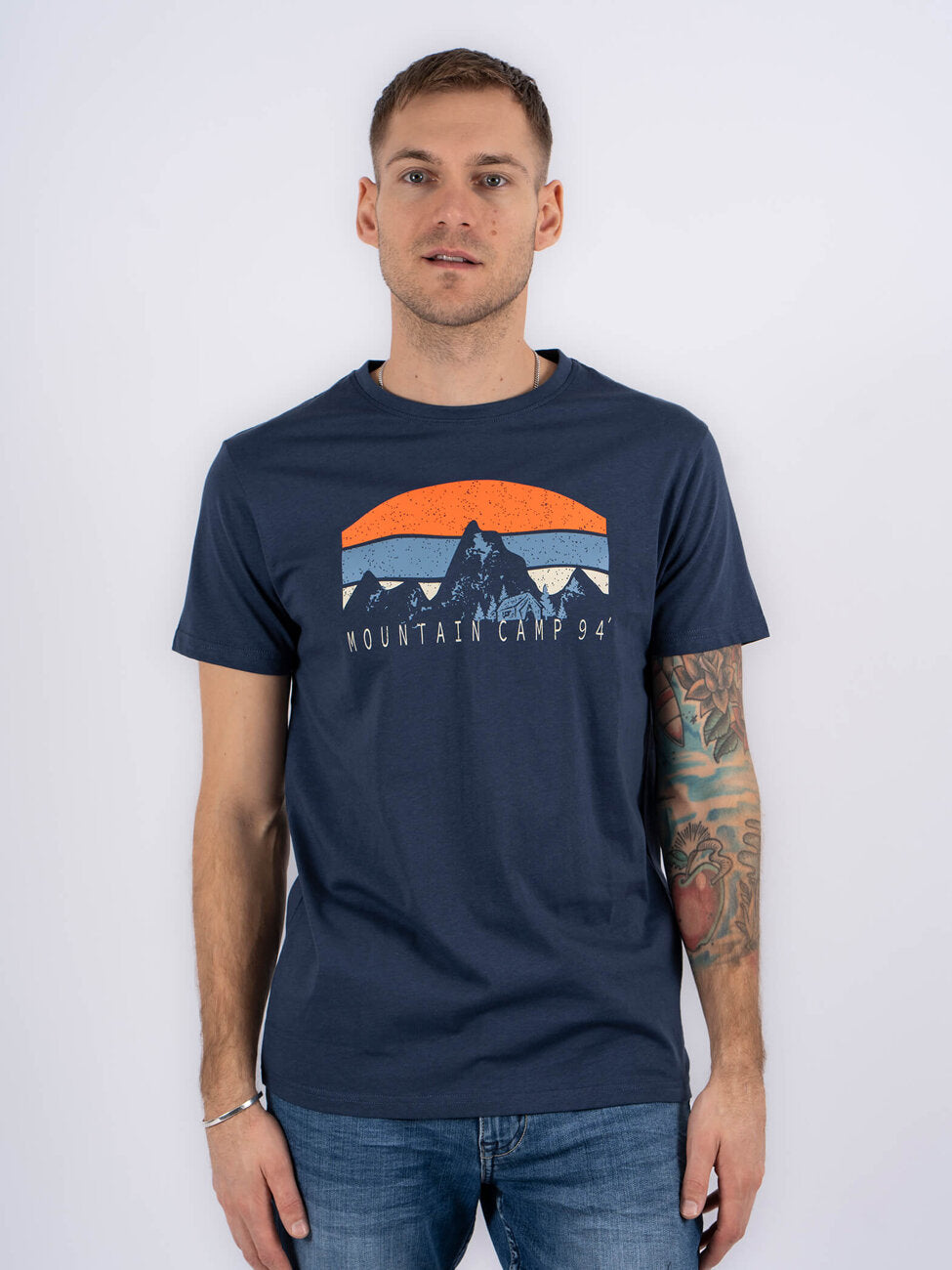Męski T-shirt Koszulka Marcus Ketil 28-200564 7077