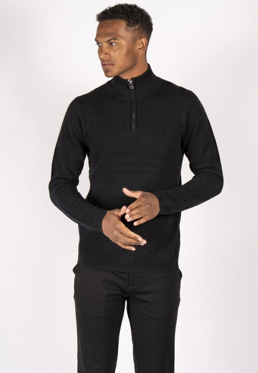 Marcus męski sweter STRIK Langdon Half Zip 21-200161 9098