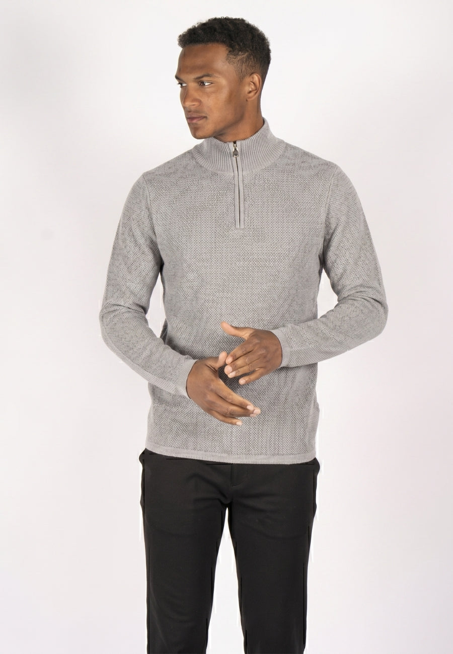 Marcus męski sweter STRIK Langdon Half Zip 21-200161 9501