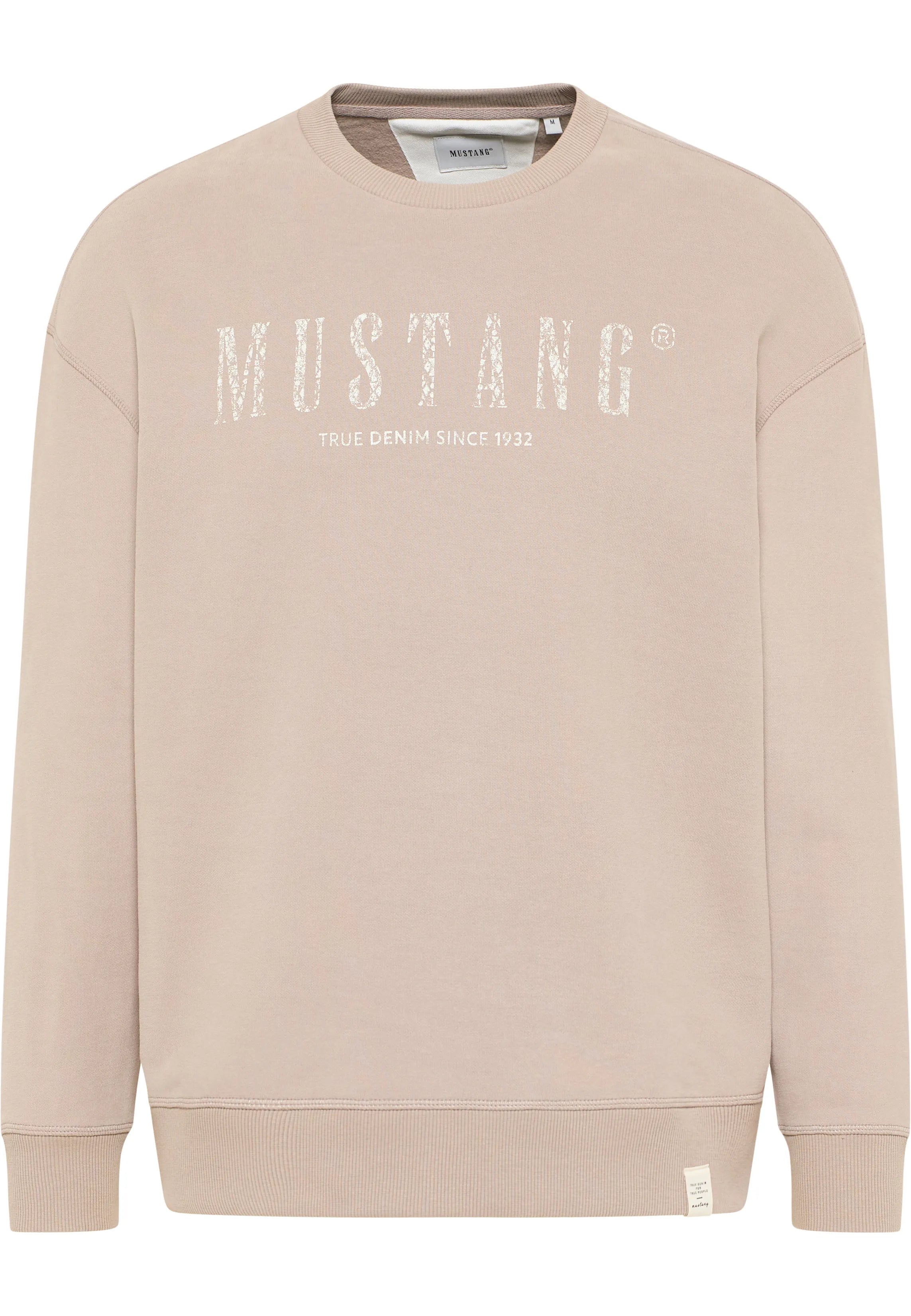 Męska Bluza Nierozpinana Mustang Style Ben Modern CN Moon Rock 1013505 3134