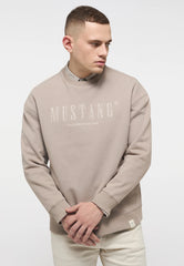 Męska Bluza Nierozpinana Mustang Style Ben Modern CN Moon Rock 1013505 3134