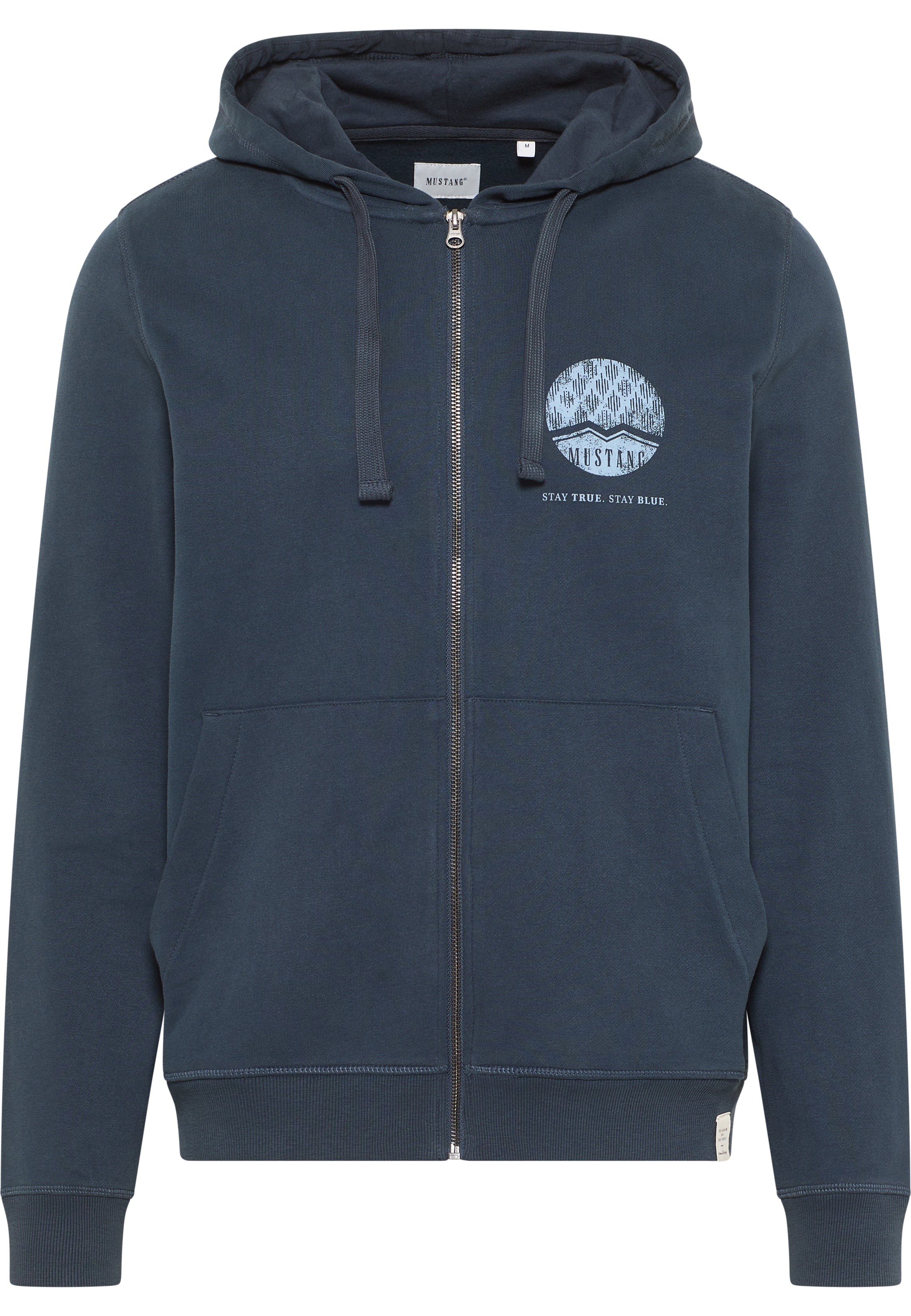 Męska Bluza Rozpinana Mustang Style Brian Hooded CD Outer Space 1013504 5330
