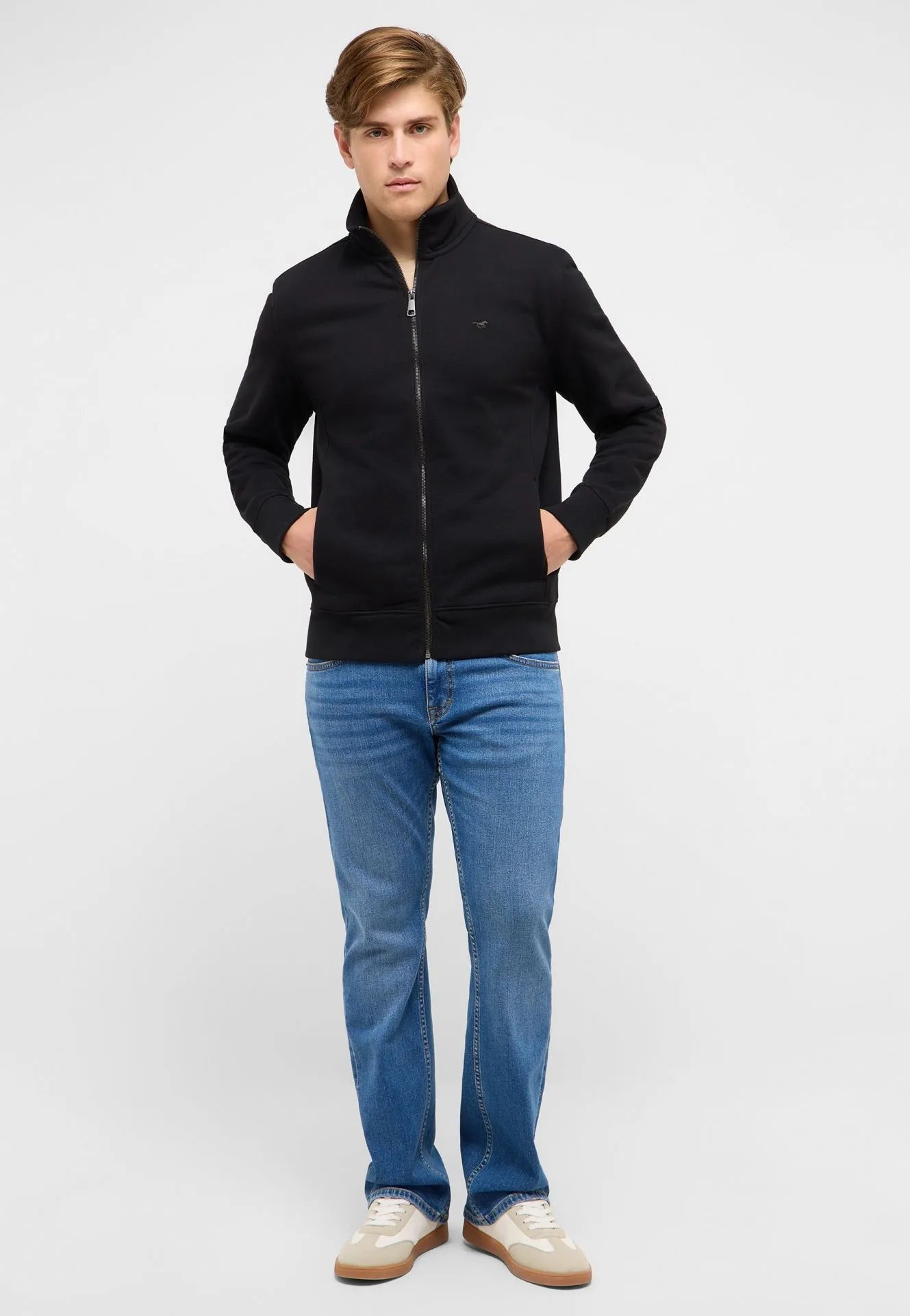 Męska Bluza Rozpinana Mustang Style Dillon Black 1017551 4142