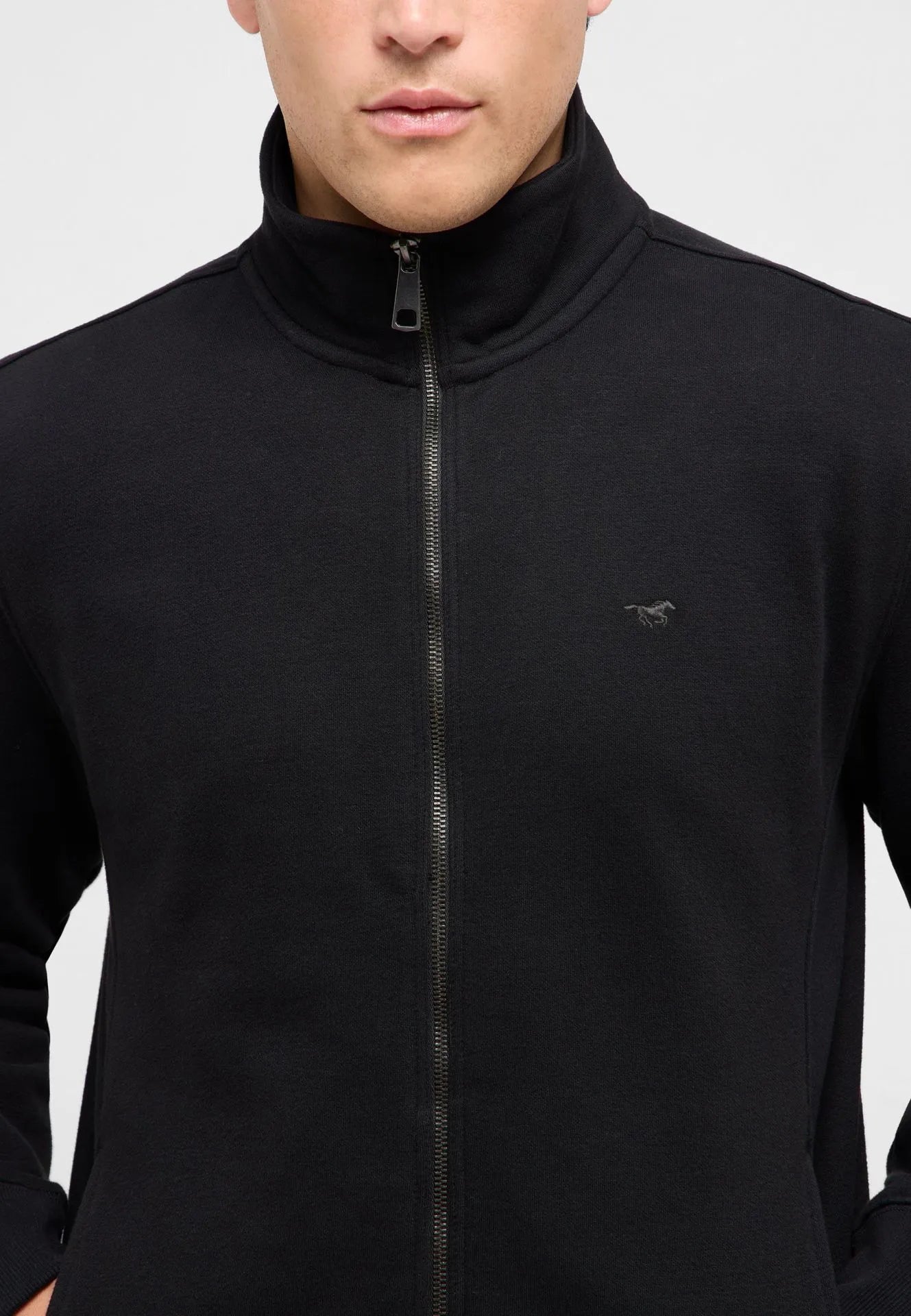 Męska Bluza Rozpinana Mustang Style Dillon Black 1017551 4142