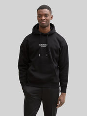 Męska Bluza Tom Tailor Relaxed Printed Hoodie Black 1045580 29999