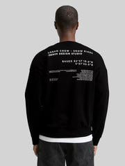 Męska Bluza Tom Tailor Relaxed Printed Sweatshirt Black 1049003 29999