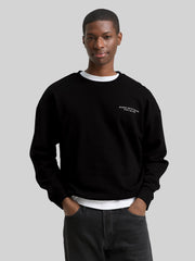 Męska Bluza Tom Tailor Relaxed Printed Sweatshirt Black 1049003 29999