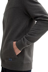 Męska Bluza Tom Tailor Sweat Jacket Cutline Dark Grey Melange 1021269 11086