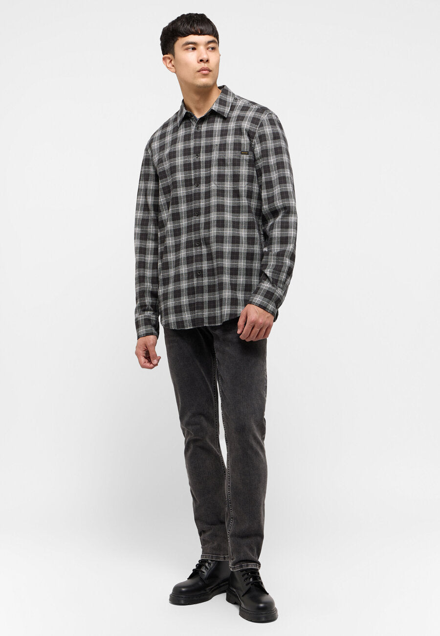 Męska Koszula MUSTANG Eastbridge Grunge Check Grey 1015625 12646