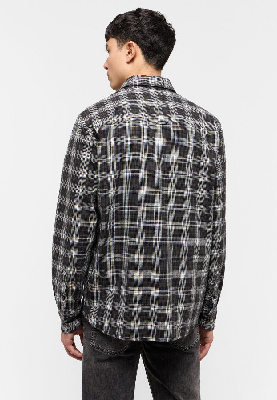 Męska Koszula MUSTANG Eastbridge Grunge Check Grey 1015625 12646