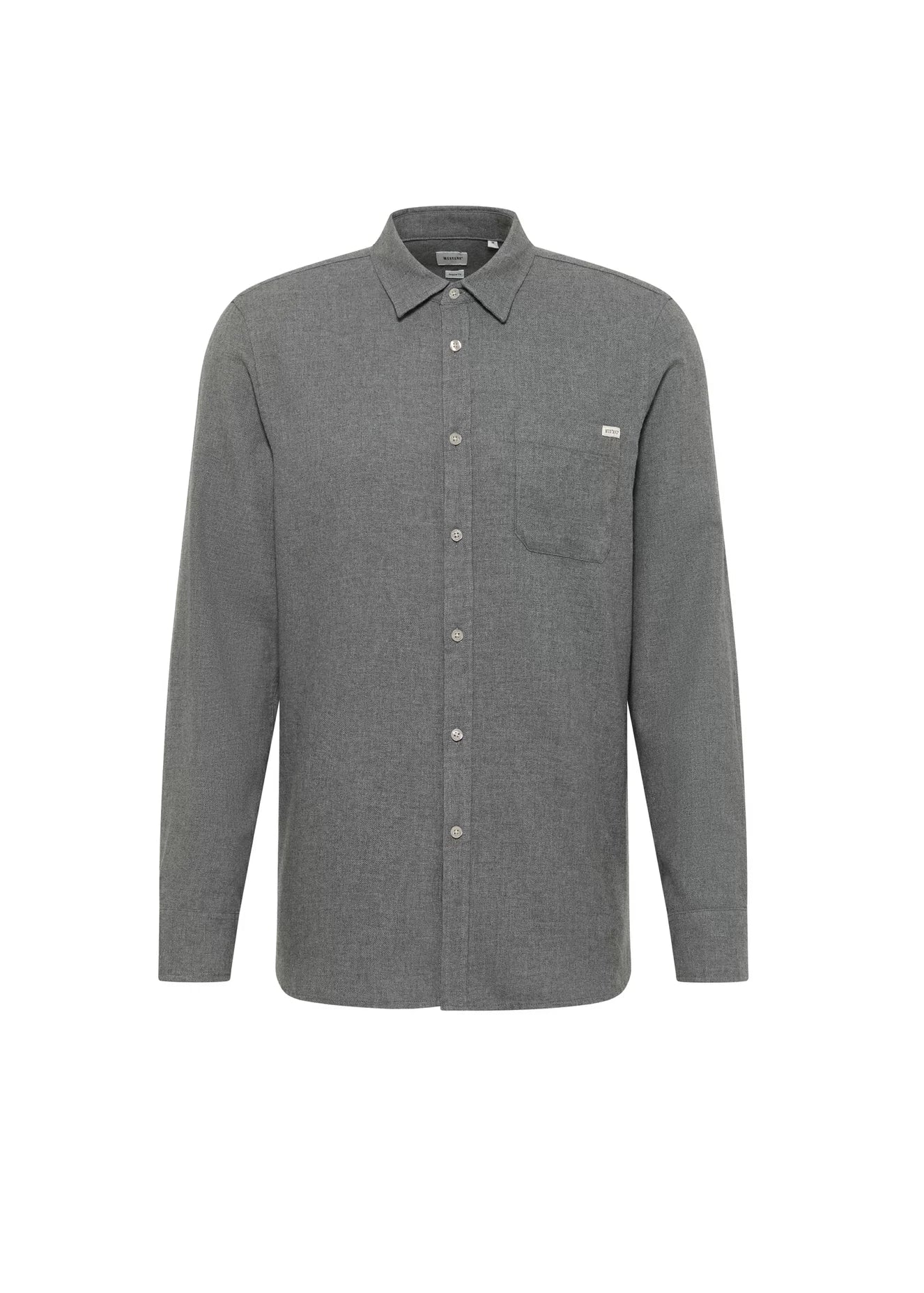 Męska Koszula MUSTANG Eastbridge Mid Grey Mélange 1015912 4140