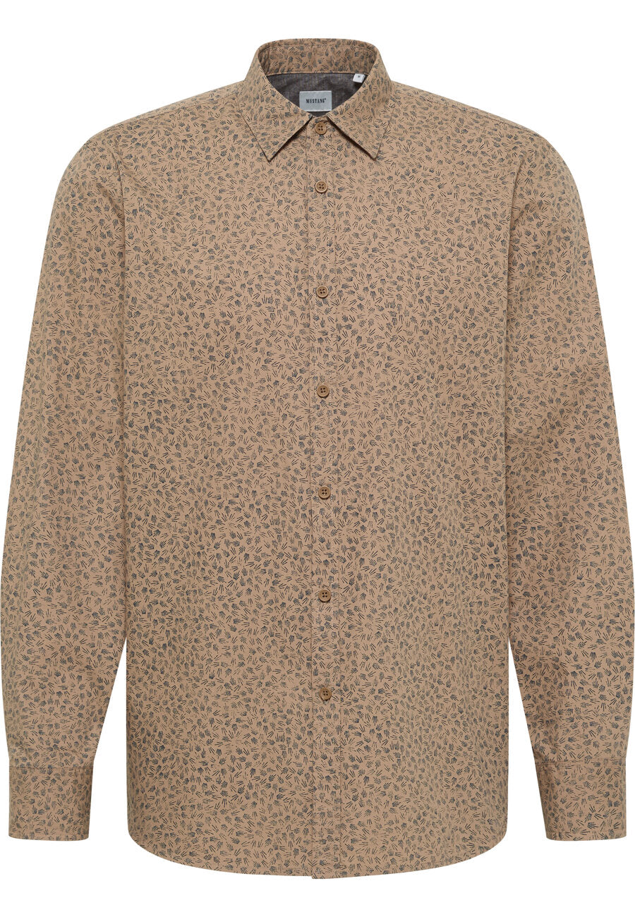 Męska Koszula MUSTANG Elmore Allover Print on Beige 1015906 12672