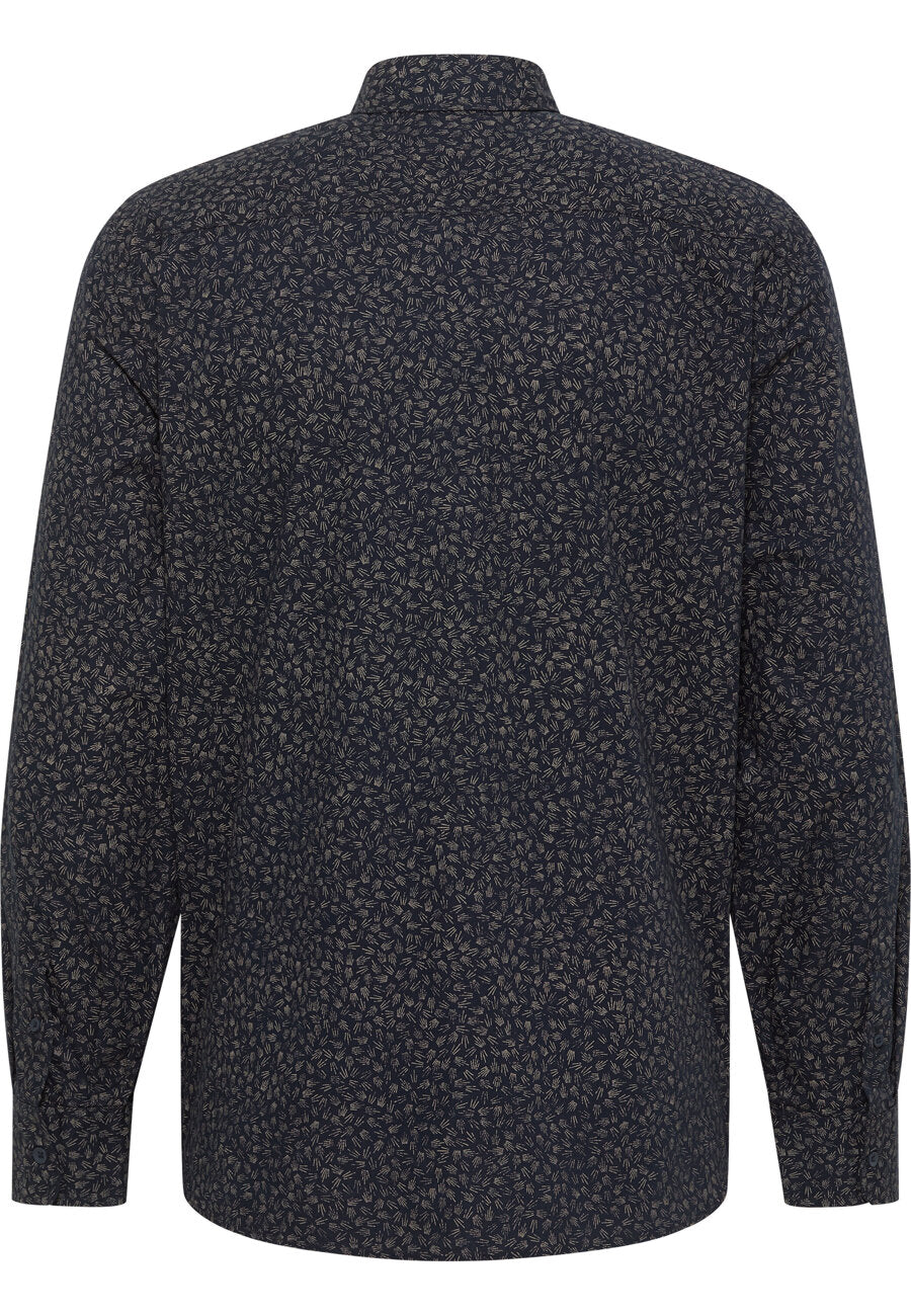 Męska Koszula MUSTANG Elmore Allover Print on Dark Blue 1015906 12673