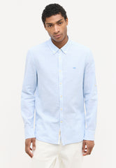 Męska Koszula MUSTANG Rawlins Linen Stripe Small 1015235 12595