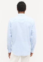 Męska Koszula MUSTANG Rawlins Linen Stripe Small 1015235 12595