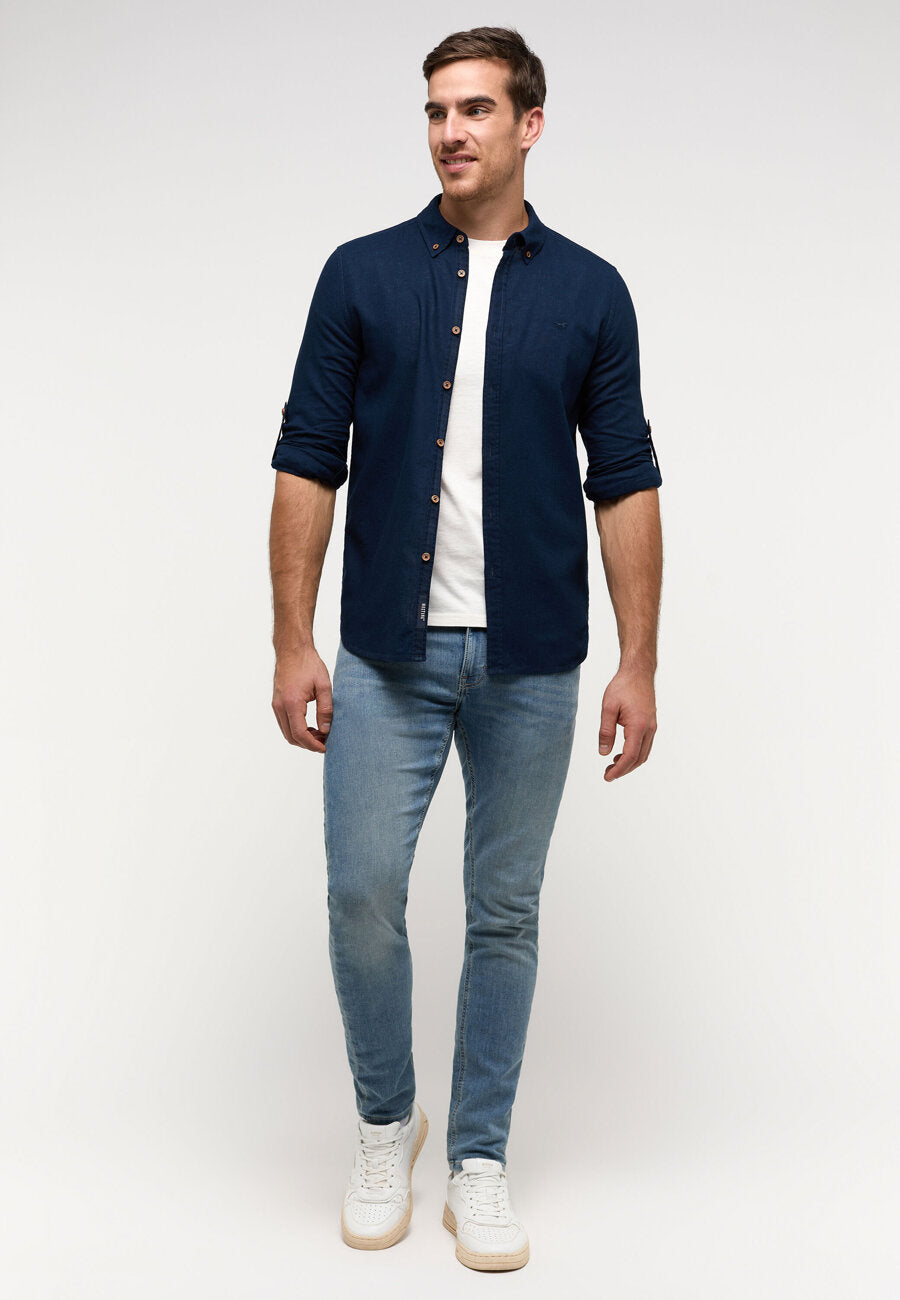 Męska Koszula MUSTANG Rawlins Navy Blazer 1014773 5324
