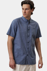 Męska Koszula Mustang Style Berkeley Middle Blue Two Tone 1016252 12722