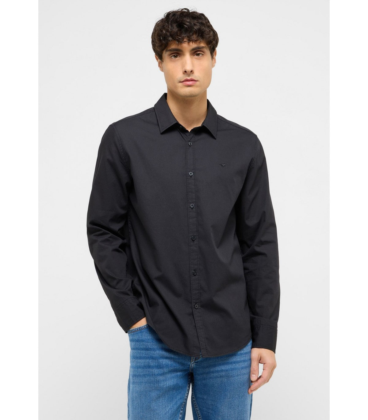 Męska Koszula Mustang Style Canton Black 1017528 4142