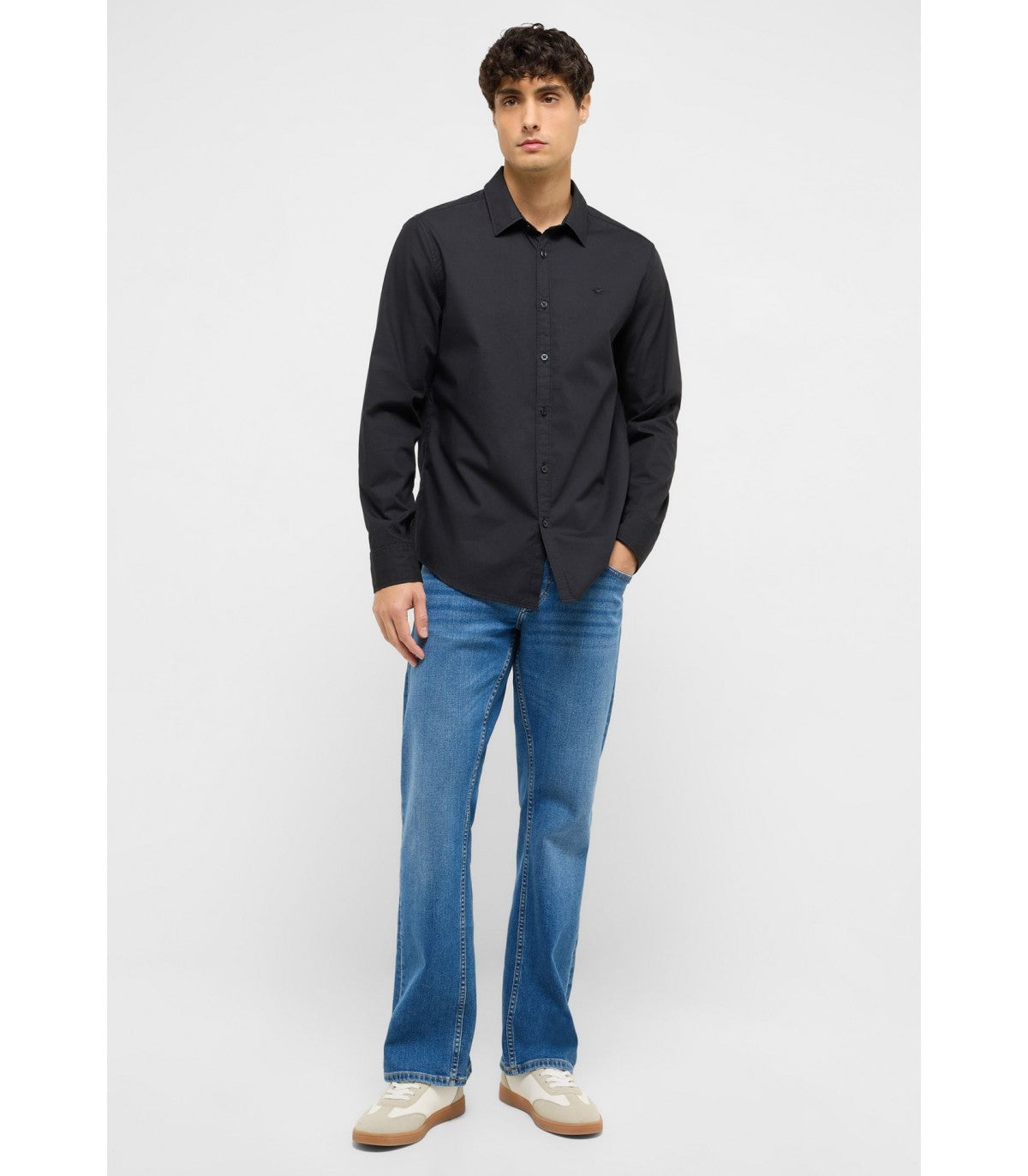 Męska Koszula Mustang Style Canton Black 1017528 4142