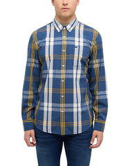 Męska Koszula Mustang Style Chester Big Check Blue 1017529 12859