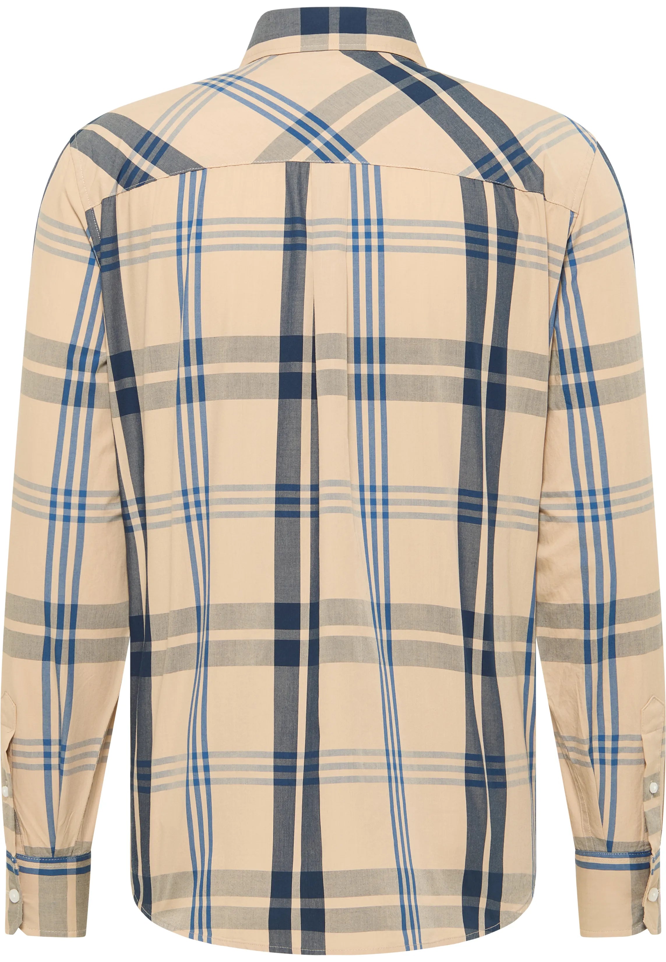 Męska Koszula Mustang Style Chester Big Check Navy 1017529 12858