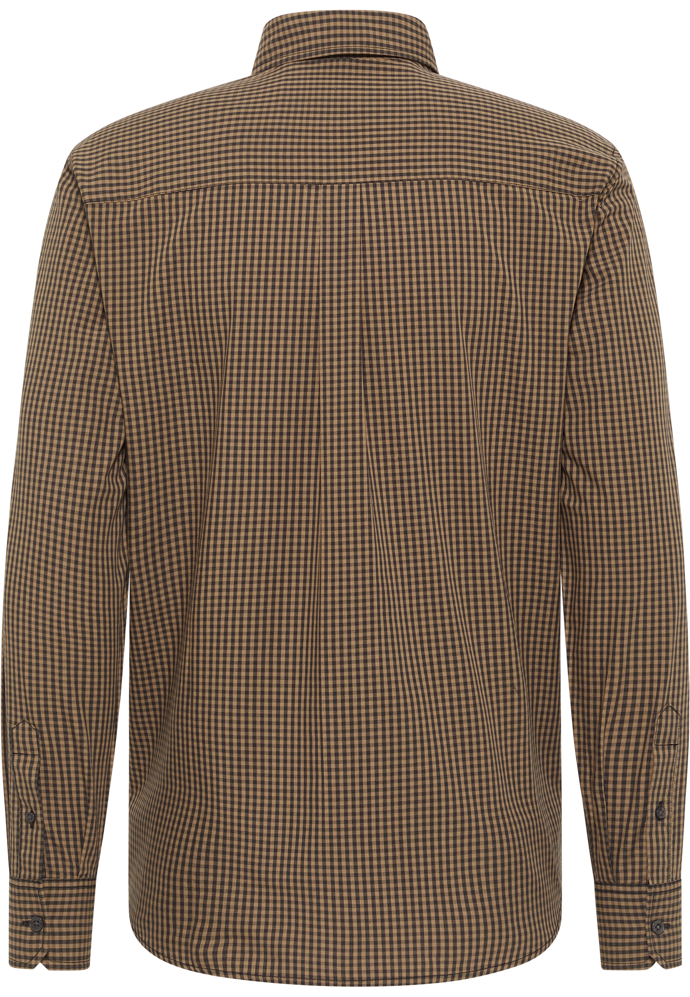 Męska Koszula Mustang Style Chester Gingham Check Brown Navy 1016087 12690