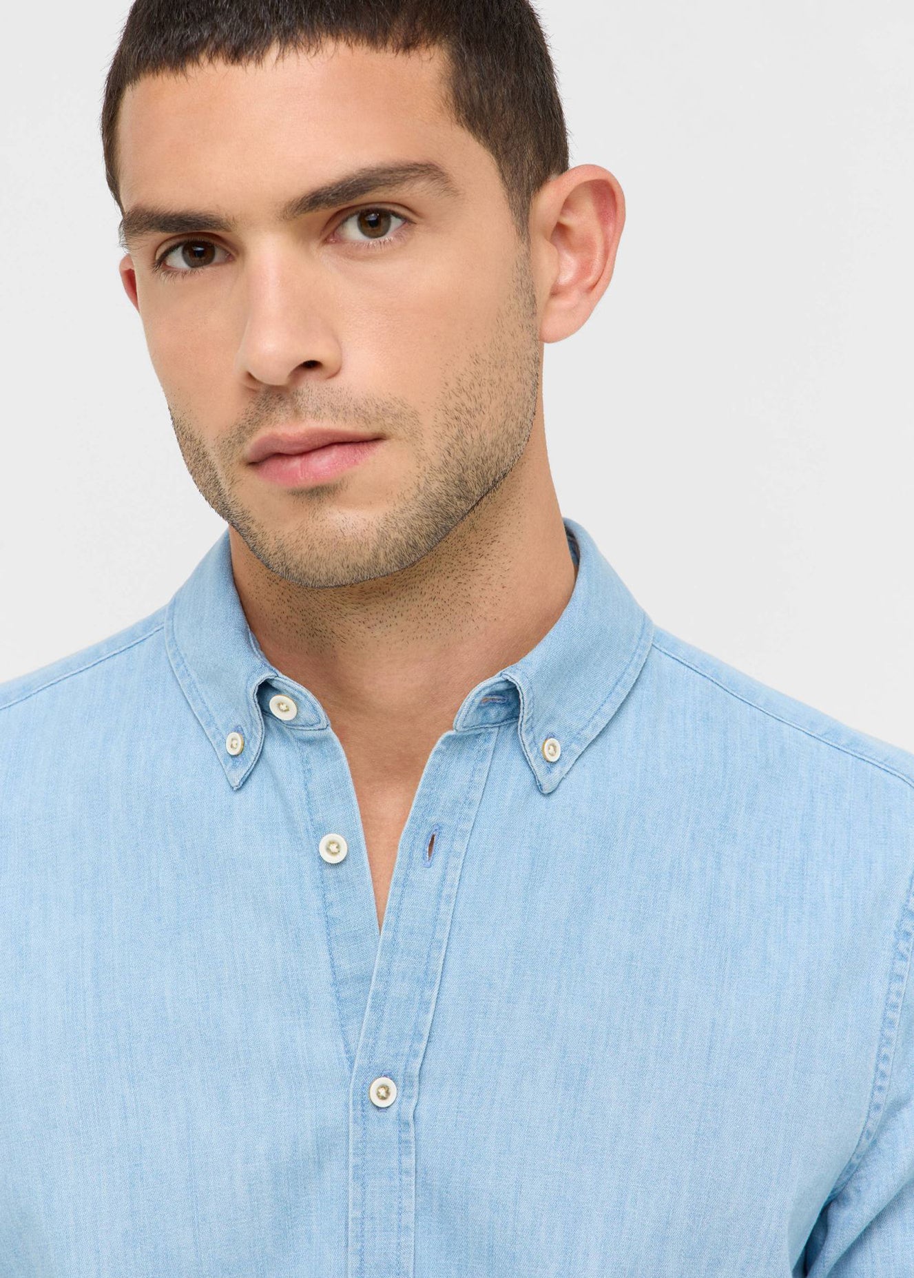 Męska Koszula Mustang Style Cullman Denim Blue 1016946 5000 200