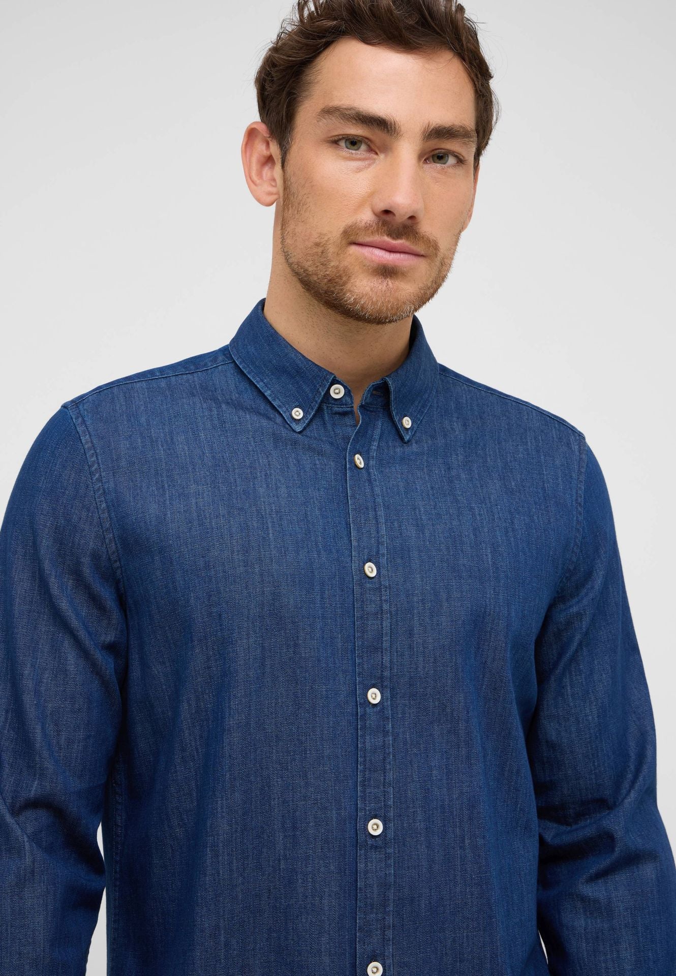 Męska Koszula Mustang Style Cullman Denim Blue 1016946 5000 700