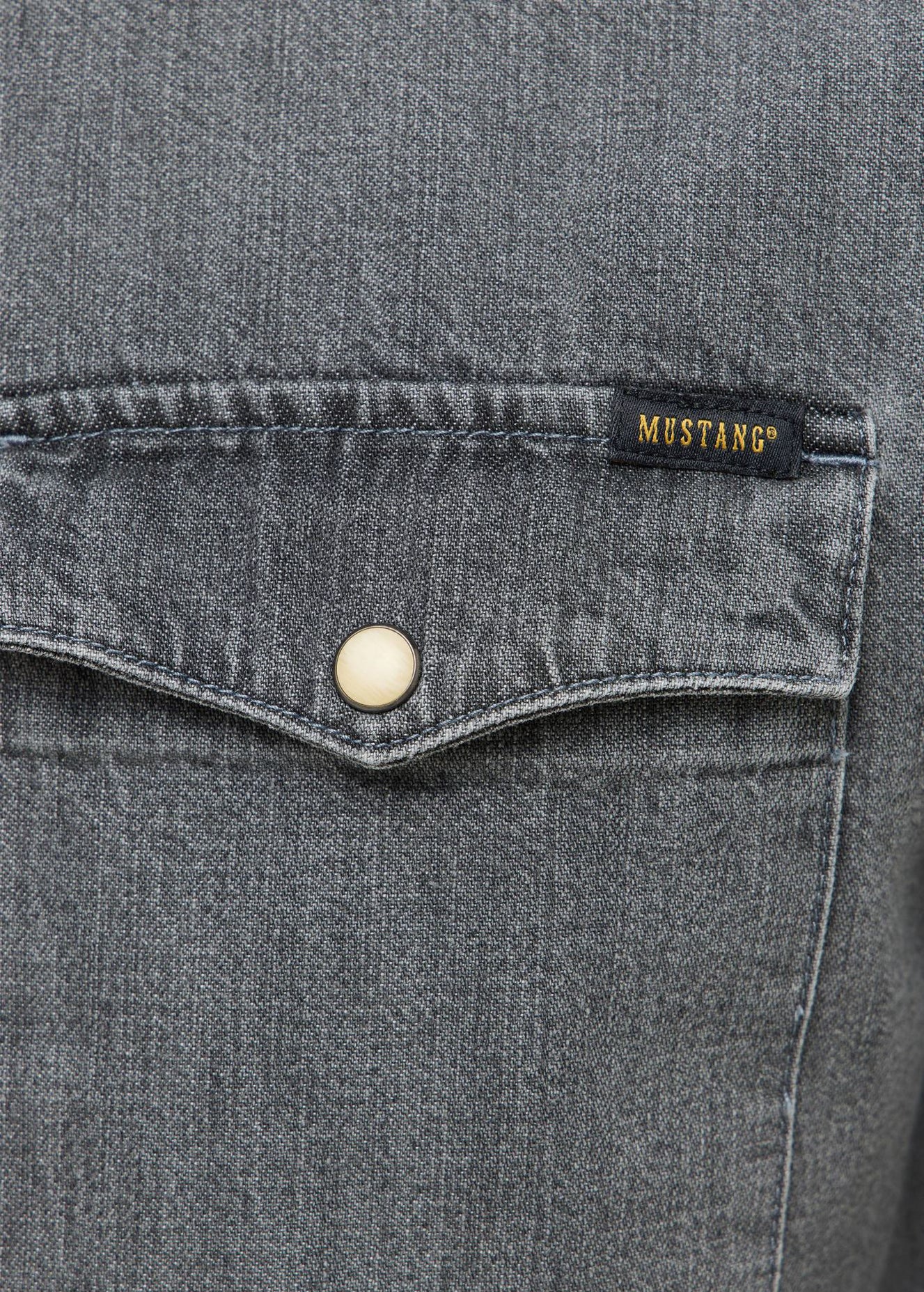 Męska Koszula Mustang Style Duver Denim Black 1016957 4000 300