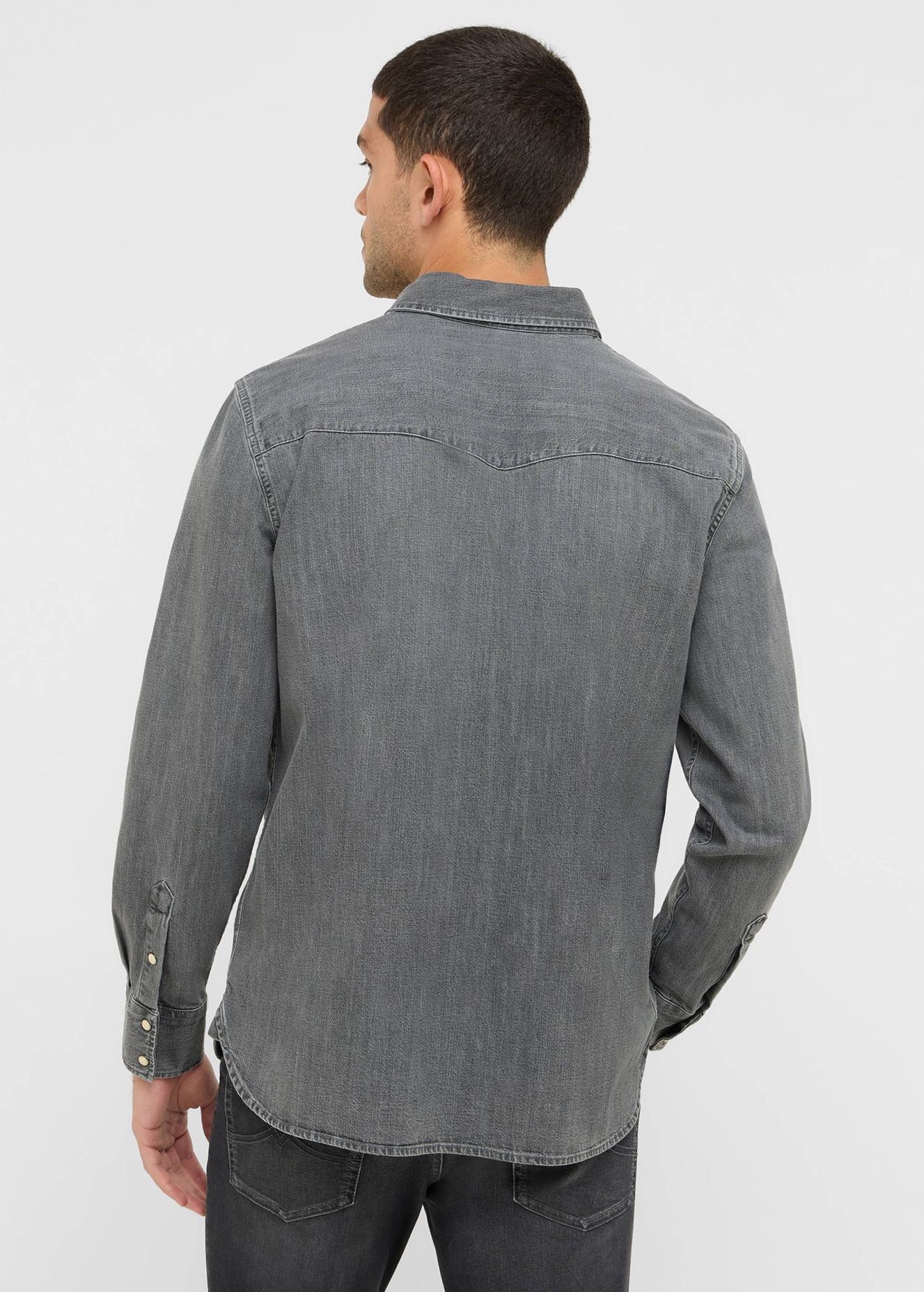 Męska Koszula Mustang Style Duver Denim Black 1016957 4000 300