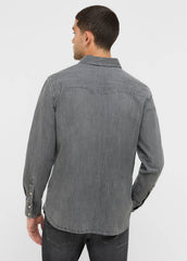 Męska Koszula Mustang Style Duver Denim Black 1016957 4000 300