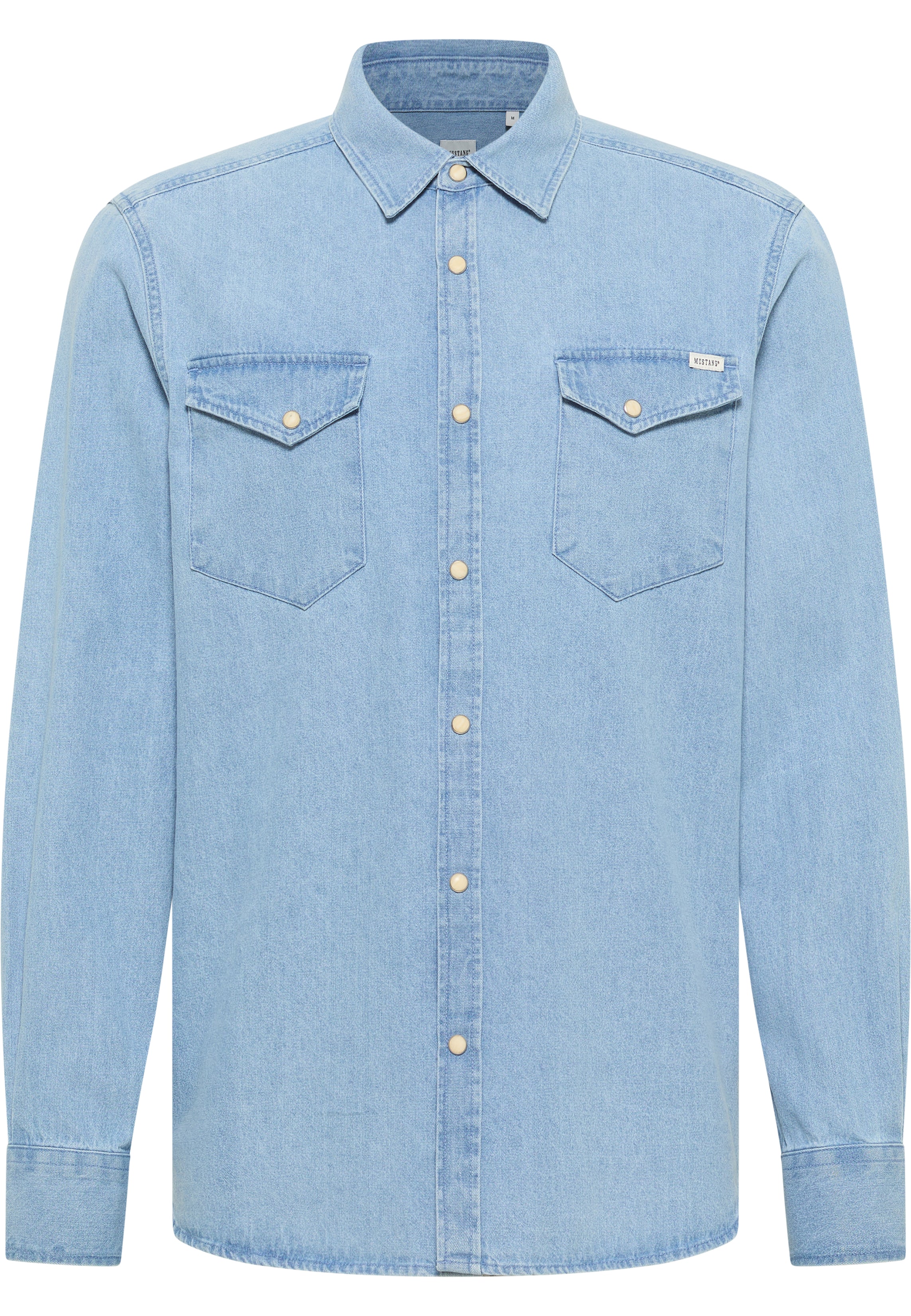 Męska Koszula Mustang Style Duver Denim Blue 1016950 5000 200