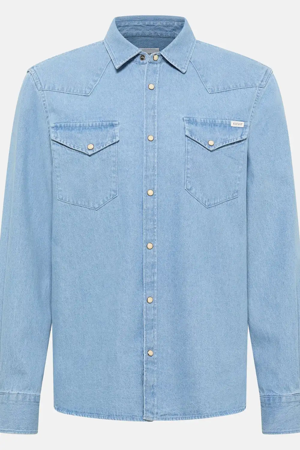 Męska Koszula Mustang Style Duver Denim Blue 1017538 5000 100