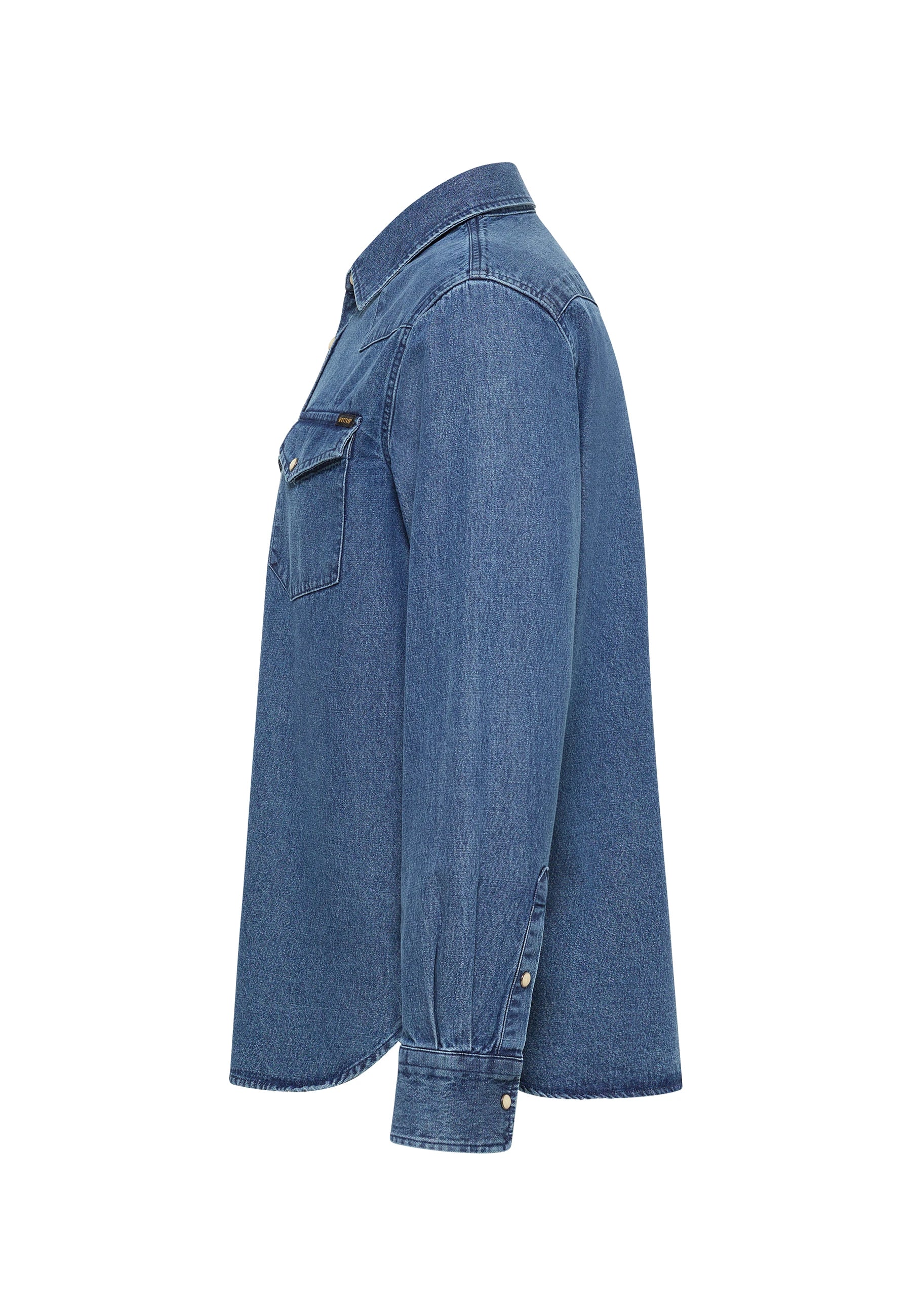 Męska Koszula Mustang Style Duver Denim Blue 1017538 5000 500