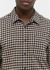 Męska Koszula Mustang Style Eastbridge Brushed Twill Mini Check Black 1016960 12786