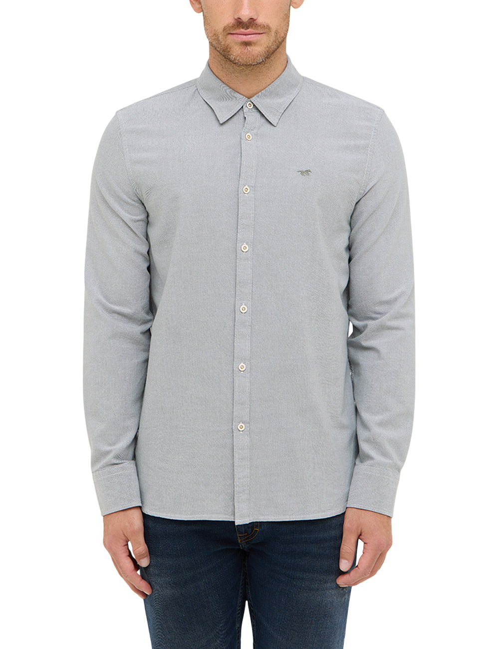 Męska Koszula Mustang Style Edinburg Agave Green 1016952 6473