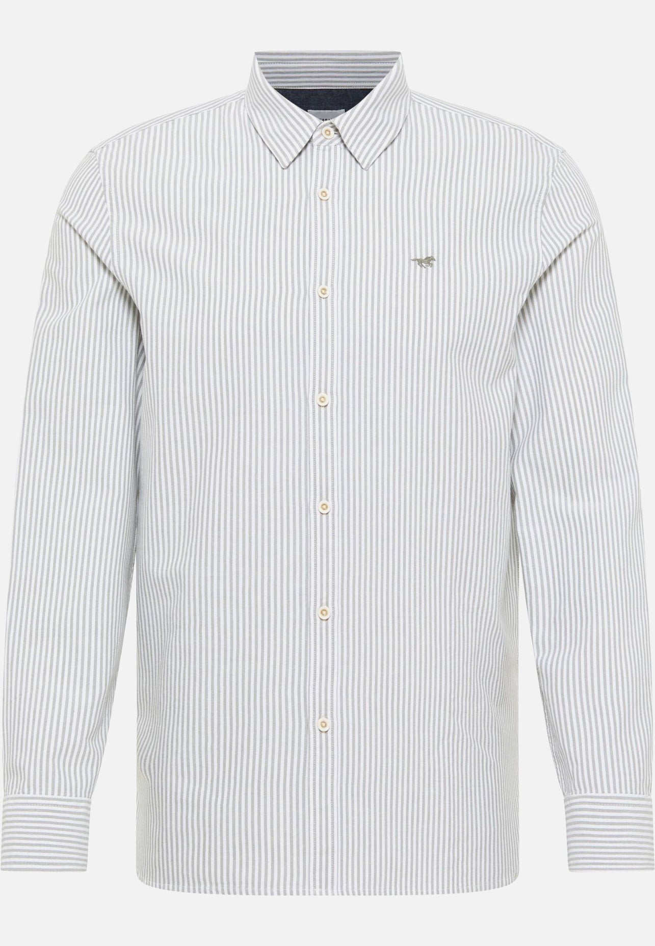 Męska Koszula Mustang Style Edinburg Green Stripe 1016953 12800