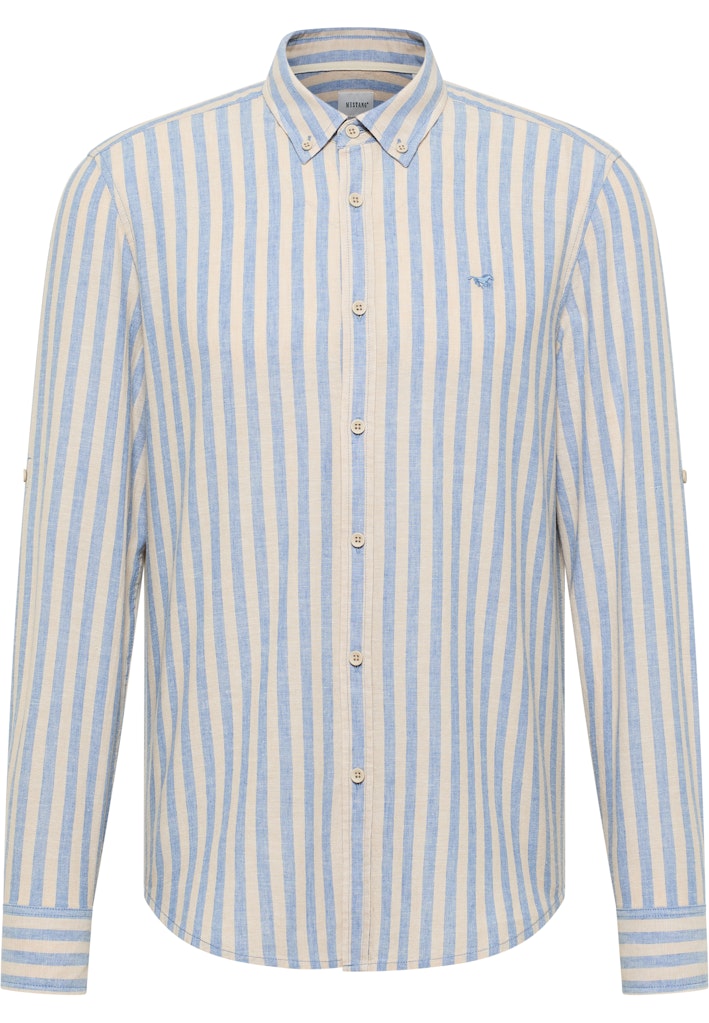 Męska Koszula Mustang Style Rawlins Blue Bold Stripe 1016249 12708