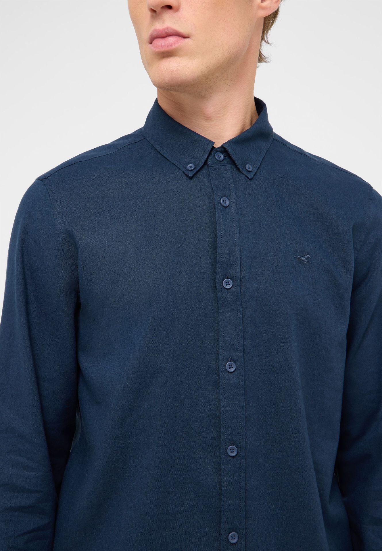 Męska Koszula Mustang Style Rawlins Dark Sapphire 1017539 4136