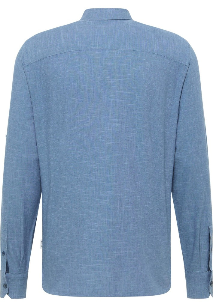 Męska Koszula Mustang Style Rawlins Middle Blue Two Tone 1017536 12722