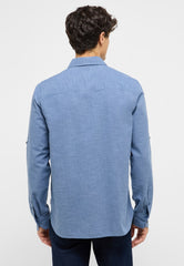 Męska Koszula Mustang Style Rawlins Middle Blue Two Tone 1017536 12722