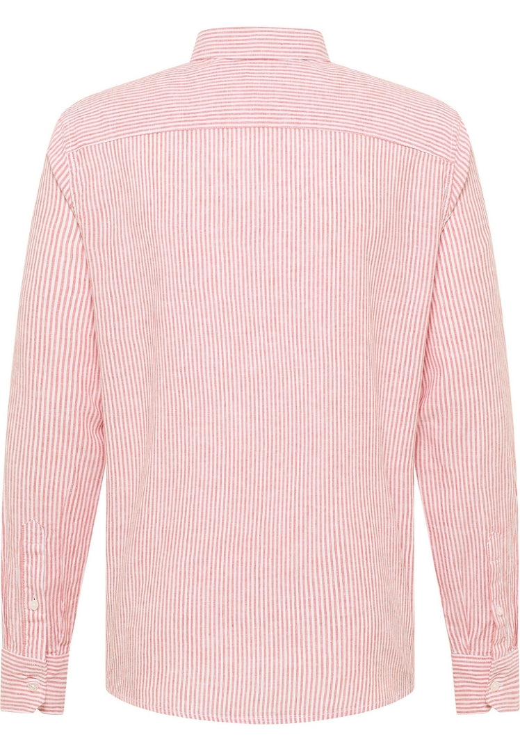 Męska Koszula Mustang Style Rawlins Red Fine Stripe 1016472 12735