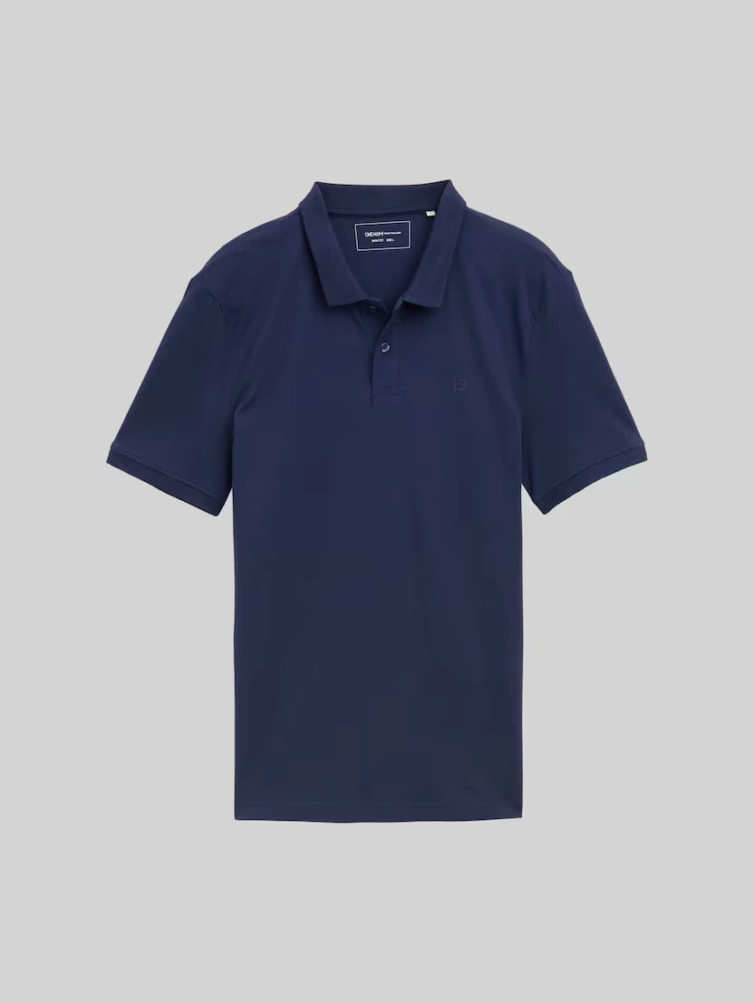 Męska Koszulka Polo Tom Tailor Basic Polo Dark Blueberry 1045587 34590