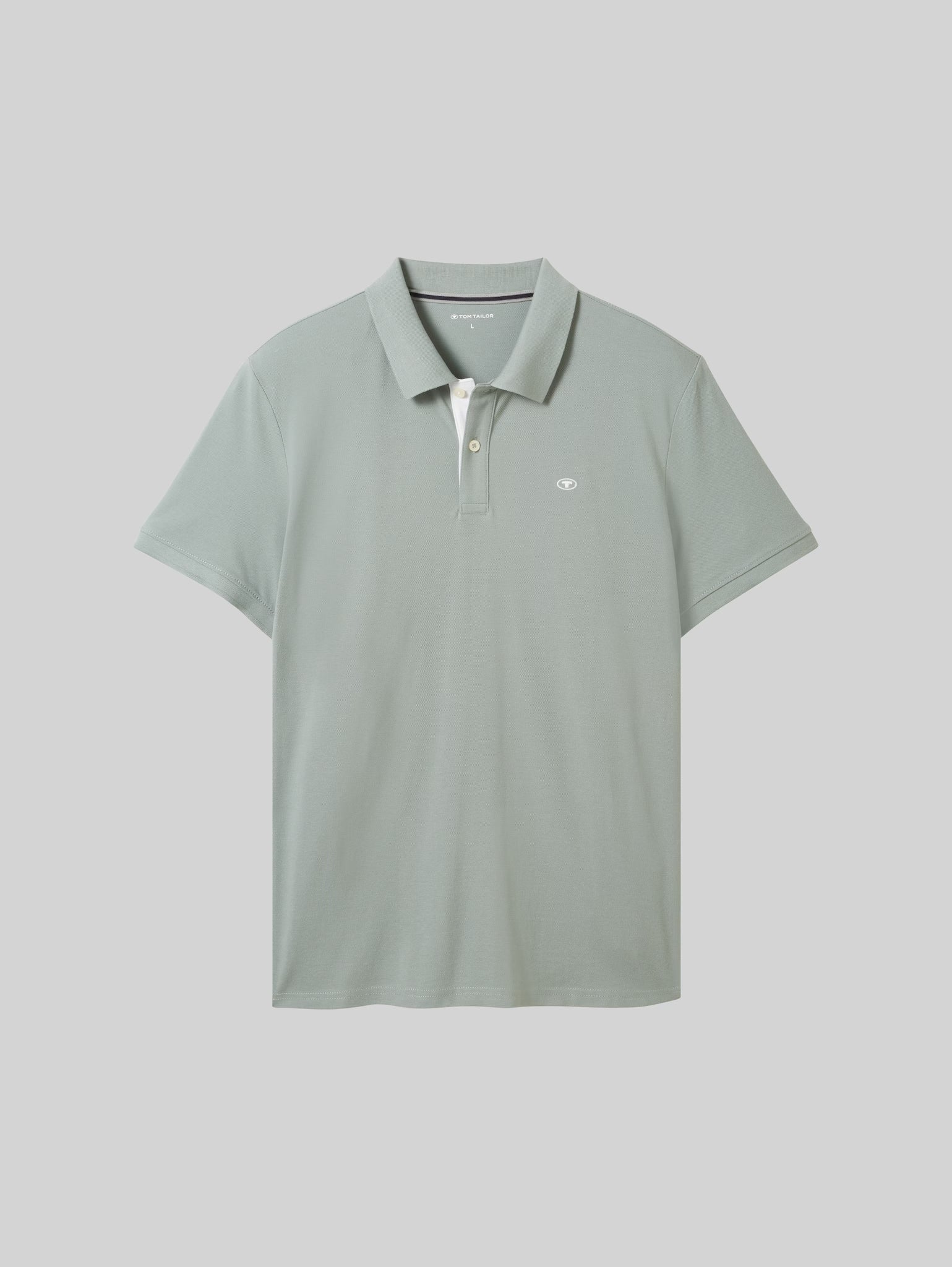 Męska Koszulka Polo Tom Tailor Basic Polo Iced Grey Mint 1031006 27842