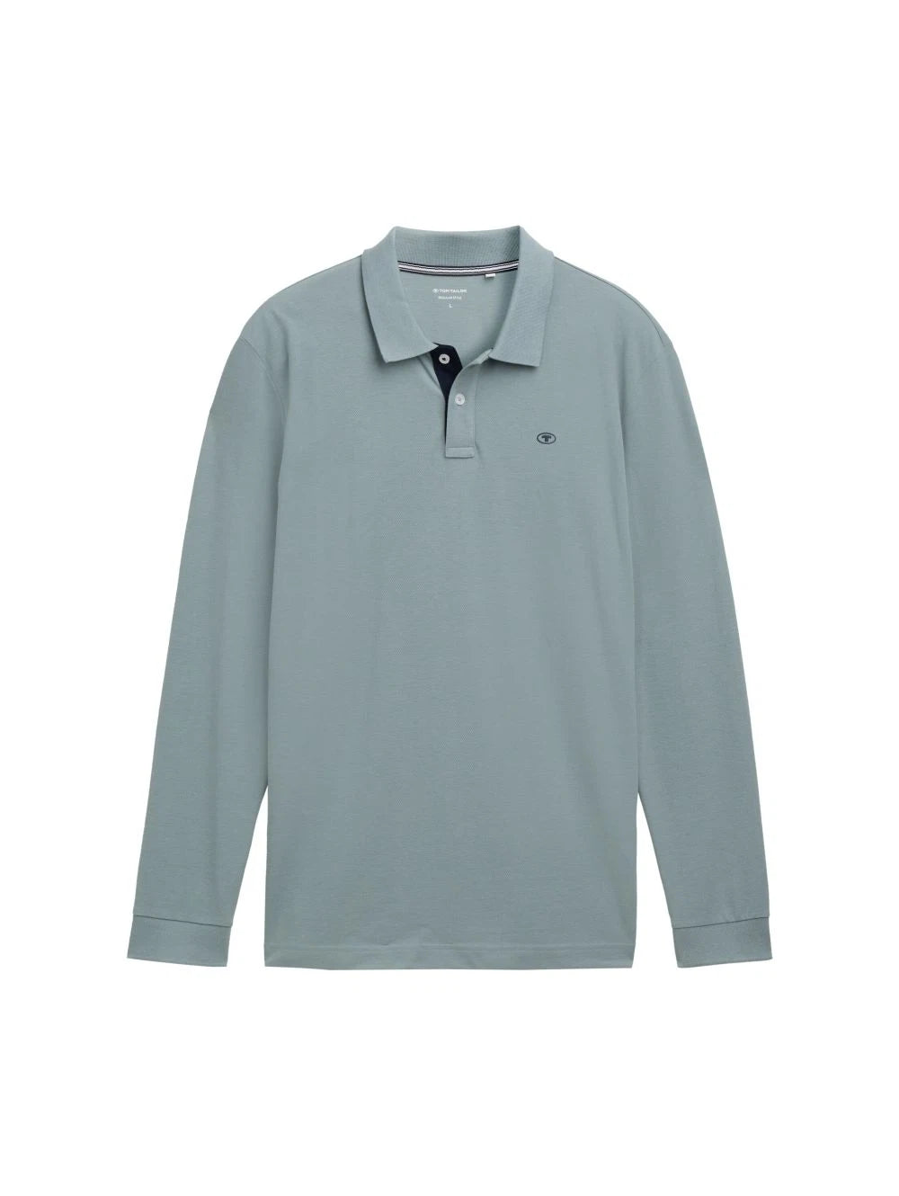 Męska Koszulka Polo Tom Tailor Basic Polo With Contrast Grey Mint 1043278 27475