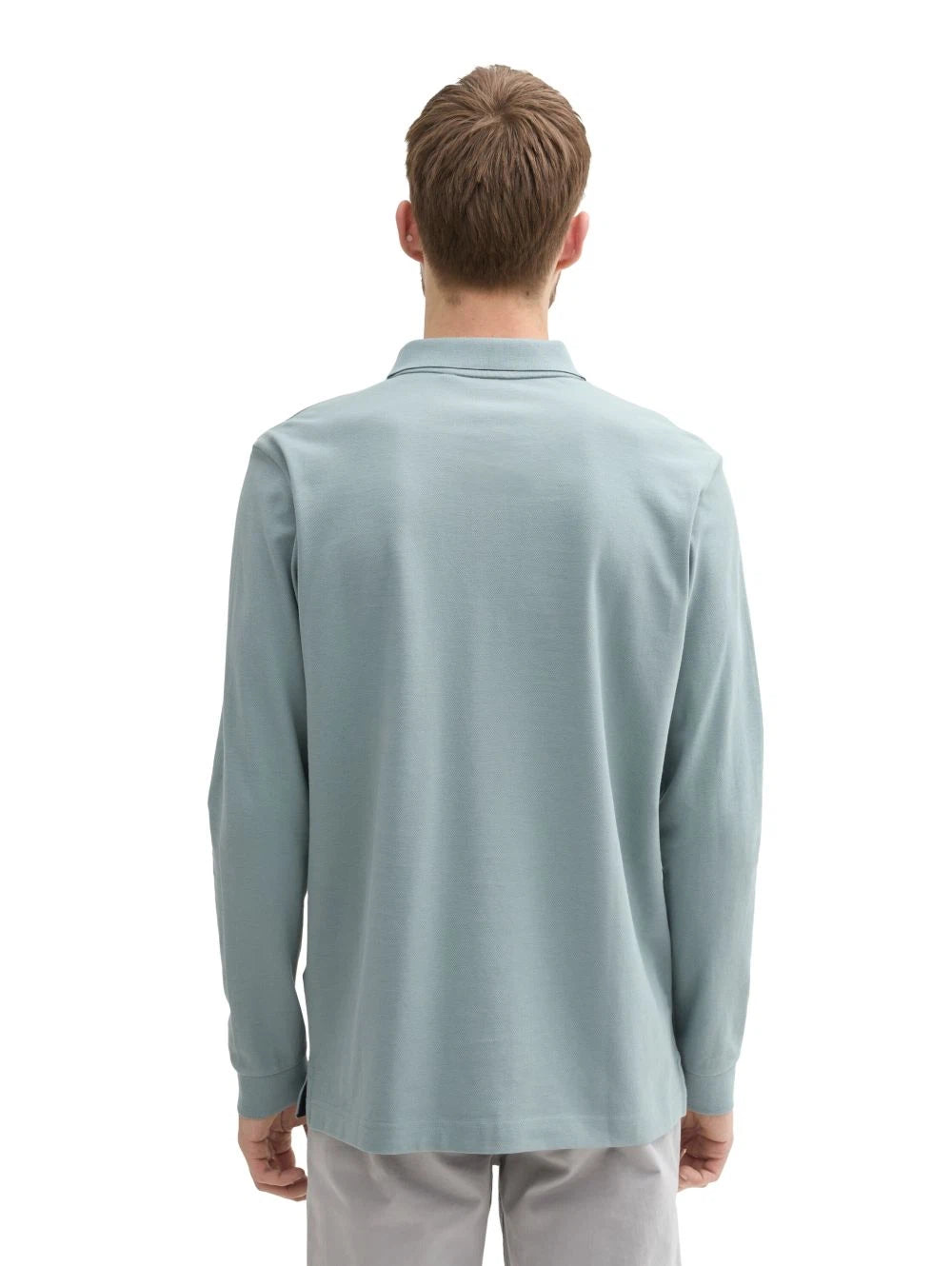 Męska Koszulka Polo Tom Tailor Basic Polo With Contrast Grey Mint 1043278 27475