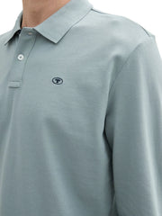 Męska Koszulka Polo Tom Tailor Basic Polo With Contrast Grey Mint 1043278 27475