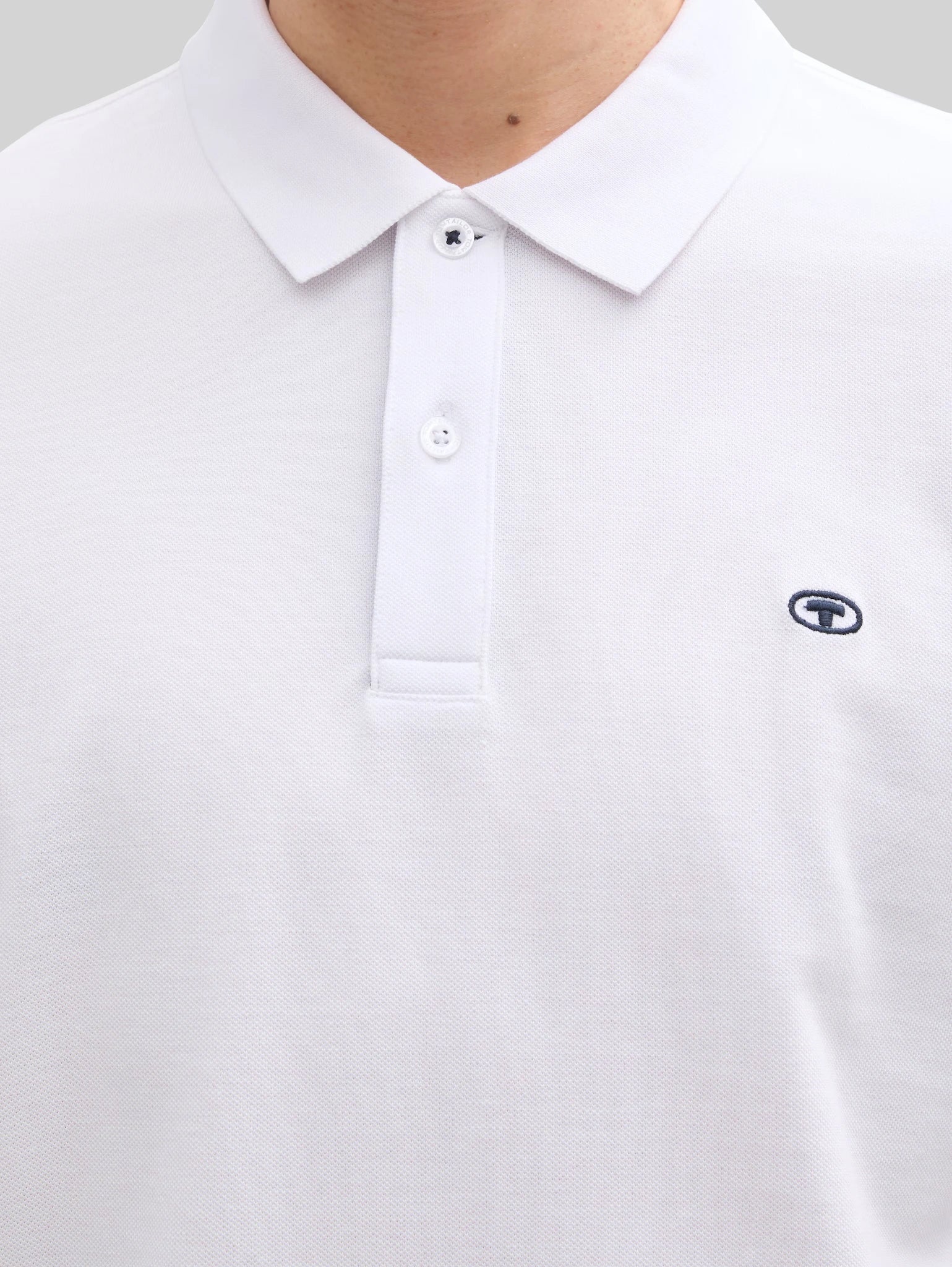 Dwupak Męska Koszulka Polo Tom Tailor Doublepack Polo Light Stone Grey Melange 1044879 15398