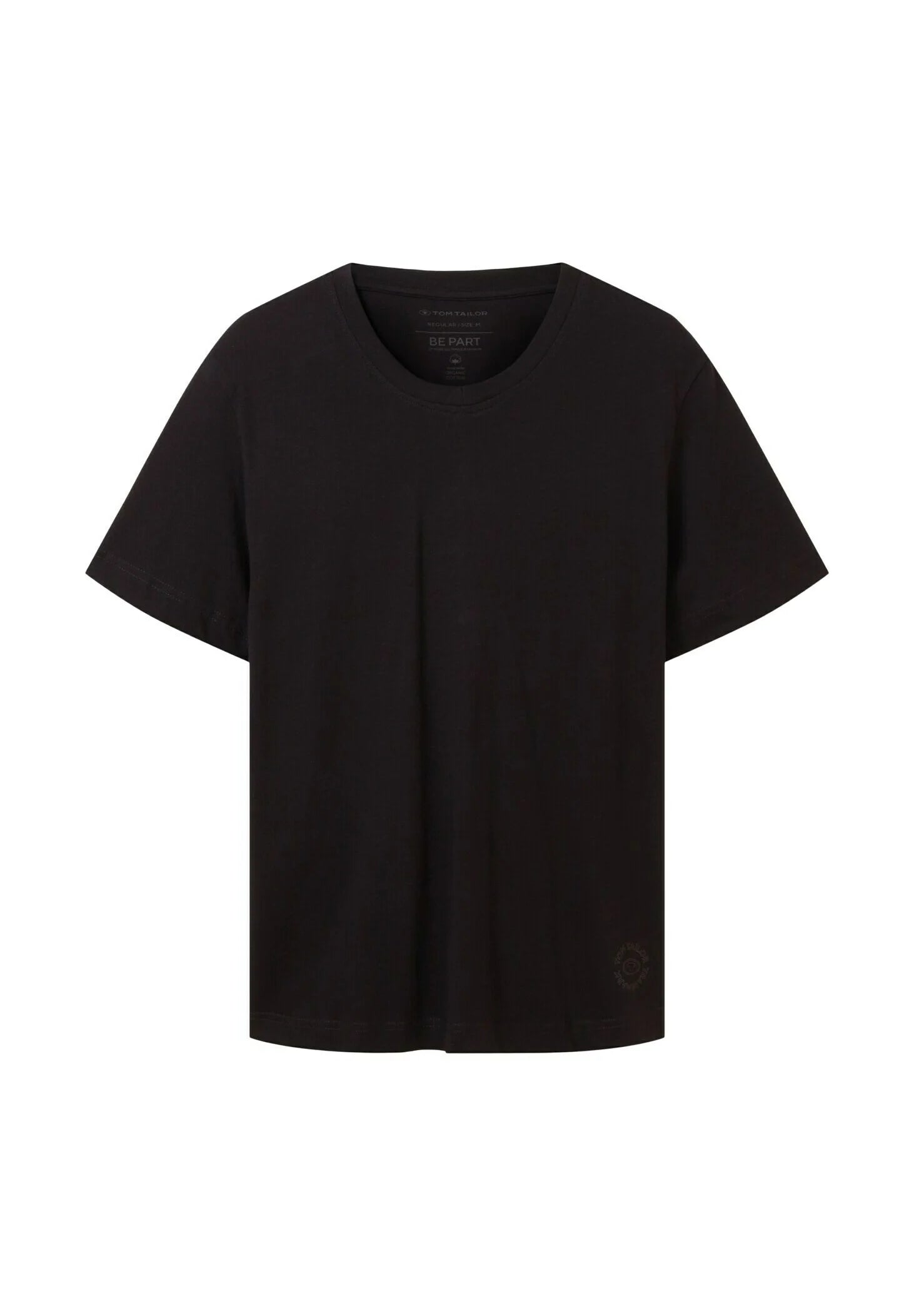 Dwupak Męska Koszulka Tom Tailor Doublepack Crewneck Tee Black 1037741 29999